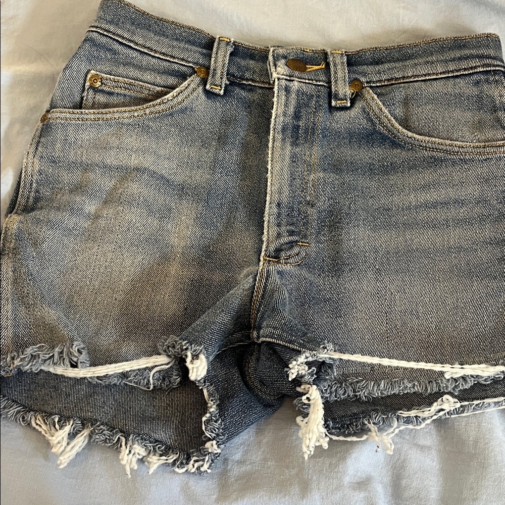 Riders by Lee Blue Jean Shorts cutoff shirts 30 waist short shorts
